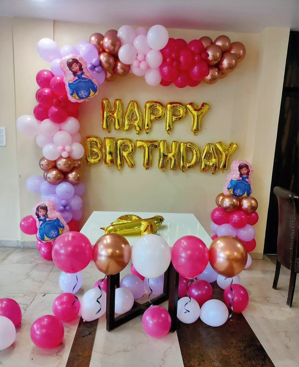 Thumbnail: Birthday Princes Arch Decoration