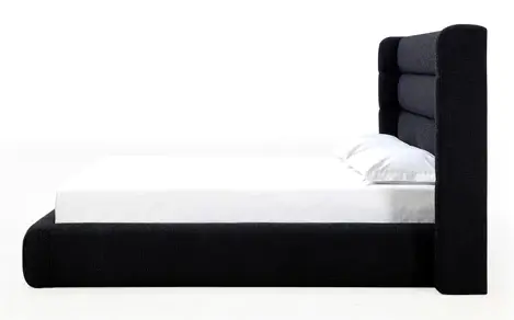 Thumbnail: Frank Wingback Bed Black