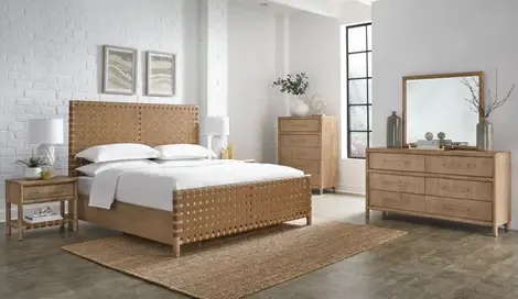 Thumbnail: Dorsey Woven Panel bed