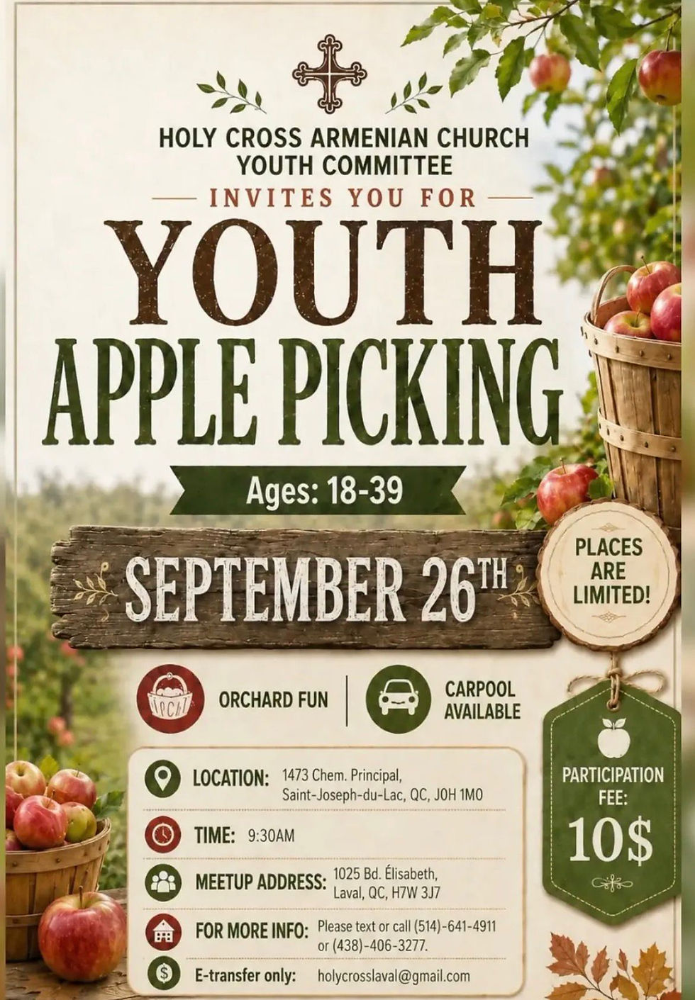 Youth Apple Picking