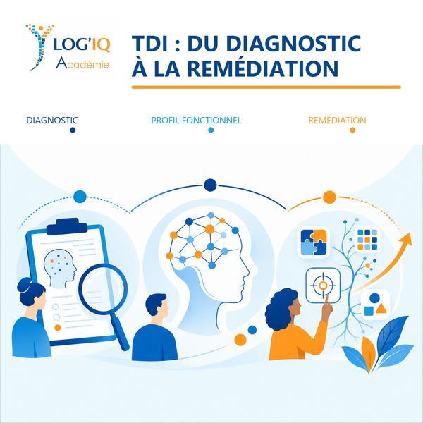 Couverture LOG’IQ Académie du parcours TDI : du diagnostic à la remédiation.
