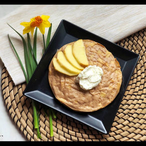 Single-serving cinnamon cake