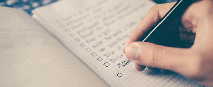 Checklist to do