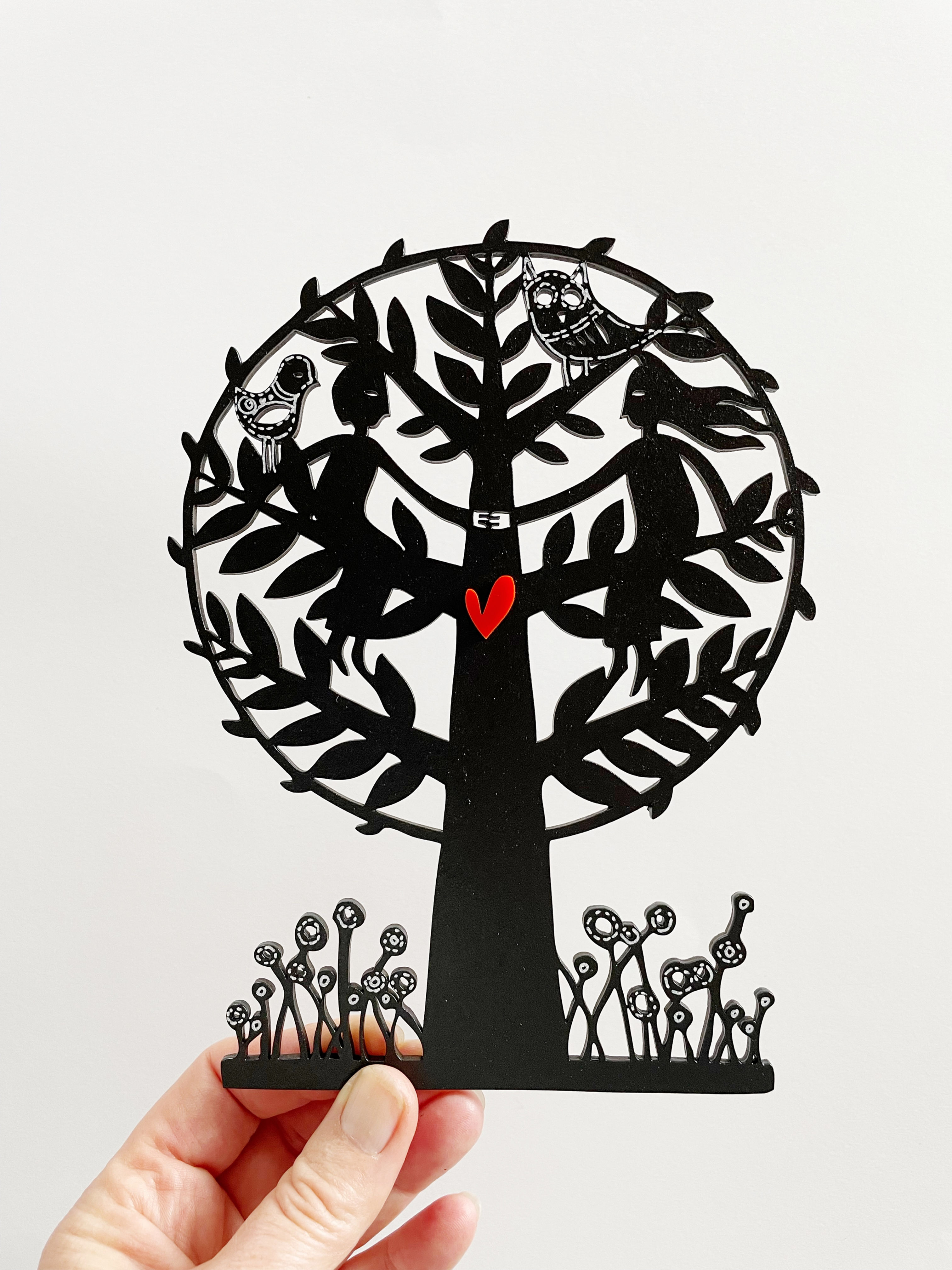 Mothers, Daughters, Sisters, Aunts woodcut