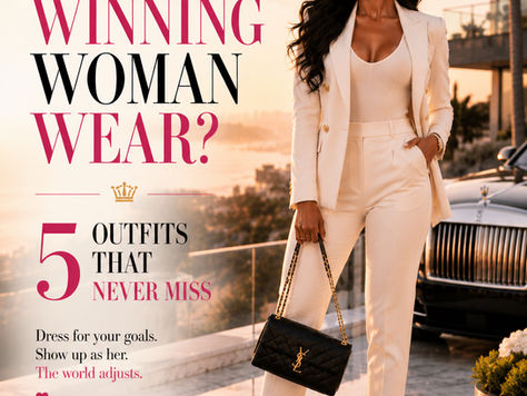 WHAT DOES A WINNING WOMAN WEAR?
5 OUTFITS THAT NEVER MISS
