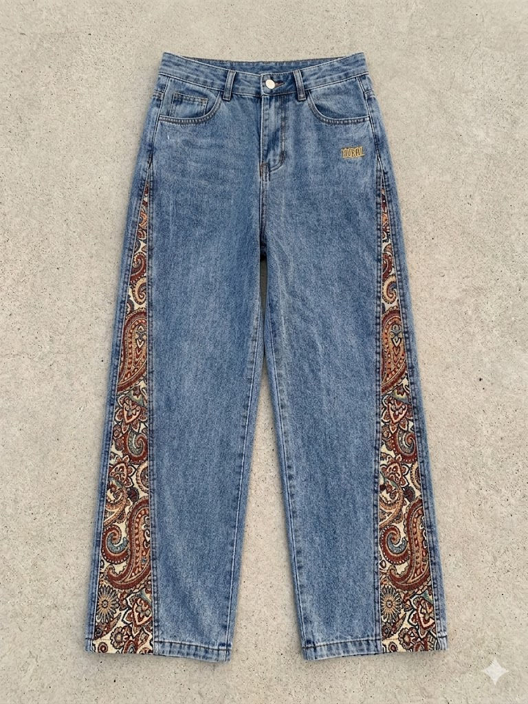 Paisley Side-Panel Baggy