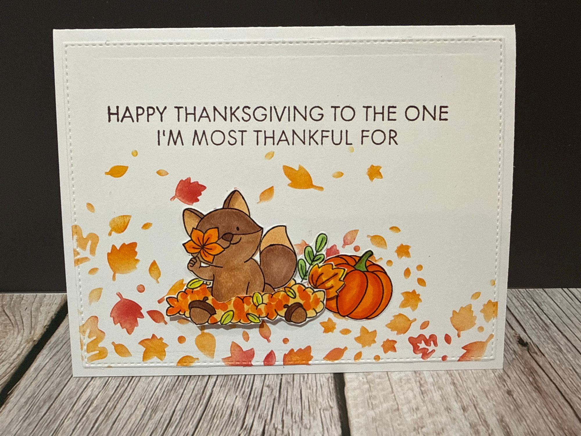 Thanksgiving - Leaf Pile - Thankful