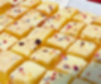 Lemon Floral Blondies for Sharing