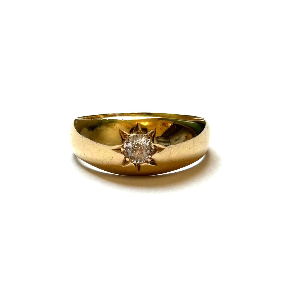 Antique diamond starburst ring -1897