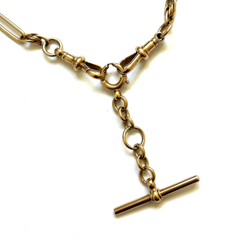 Thumbnail: Superb antique watch chain