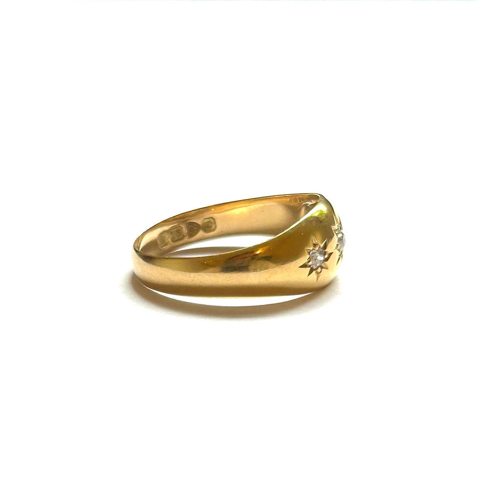 Thumbnail: Antique diamond starburst ring - Chester 1914