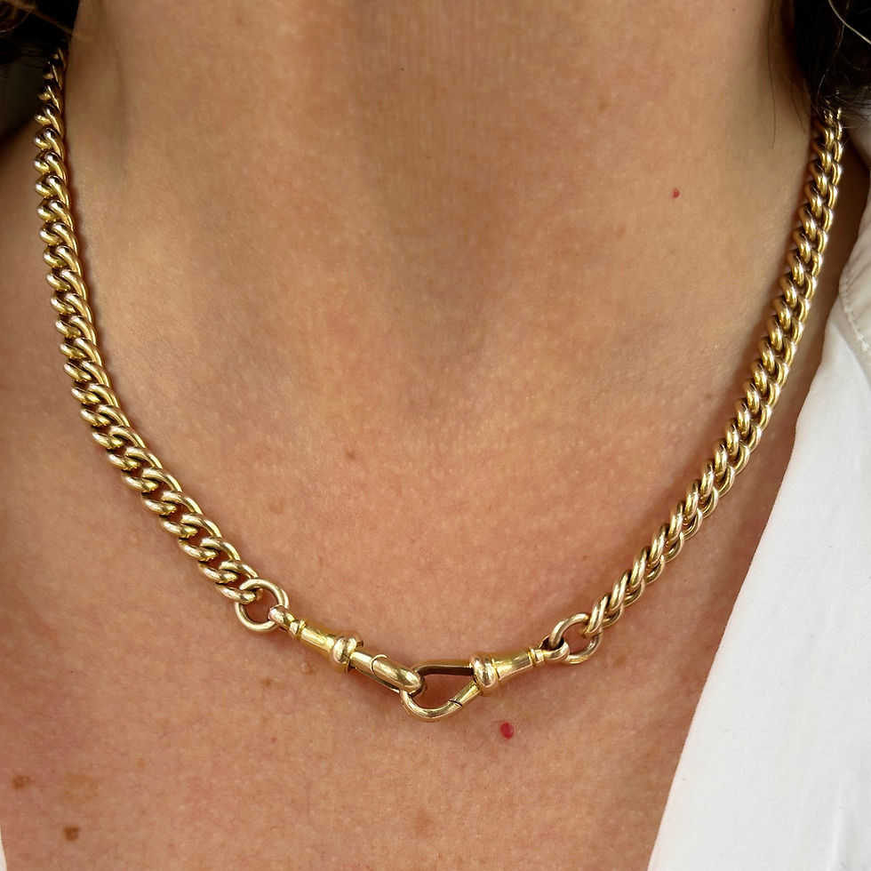Thumbnail: Best ever Victorian double Albert chain