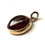 Thumbnail: Bezel set garnet cabochon pendant