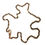 Thumbnail: Gorgeous antique chain with dog clip