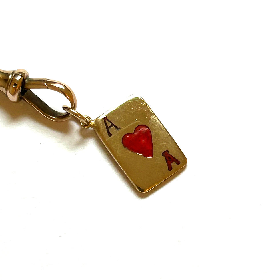 Ace of Hearts charm
