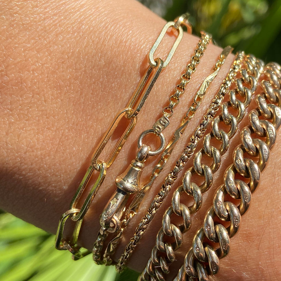 Thumbnail: Vintage paperclip bracelet