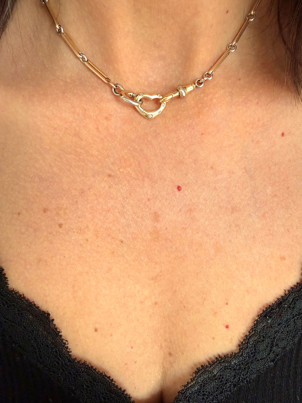 Thumbnail: Super gorgey heart connector/pendant