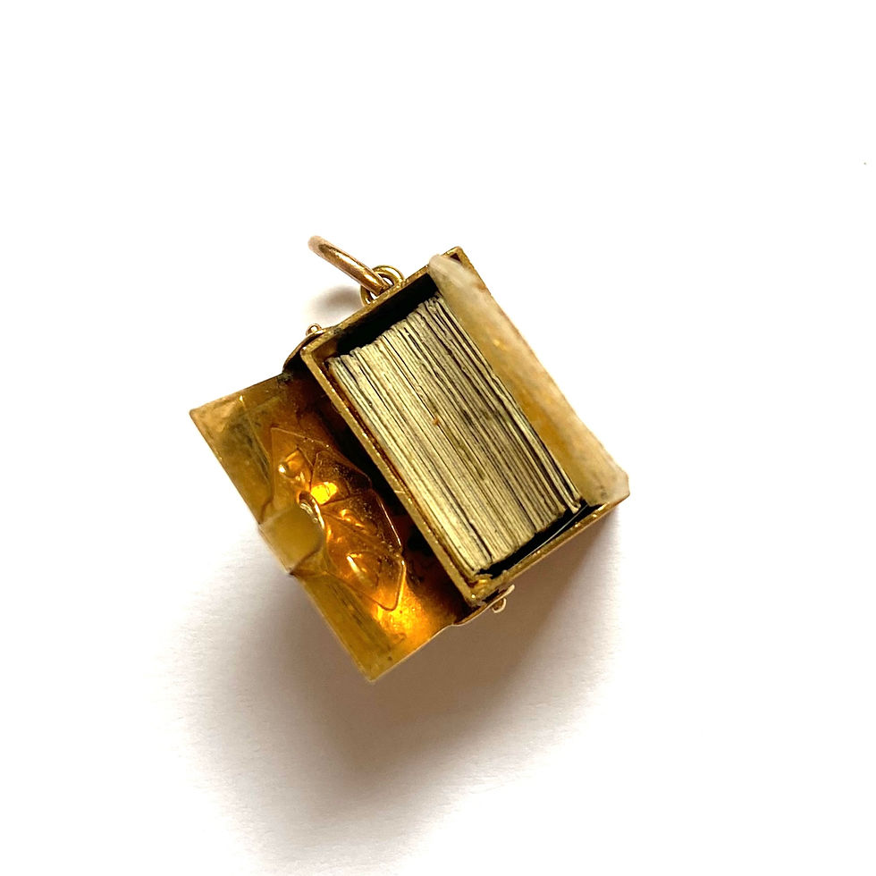 Thumbnail: Miniature deck of cards in gold case 
