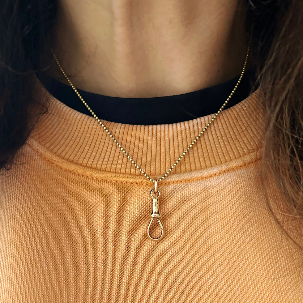Thumbnail: Fine antique ball chain