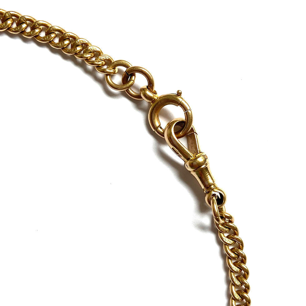 Thumbnail: Increible antique Albert chain 
