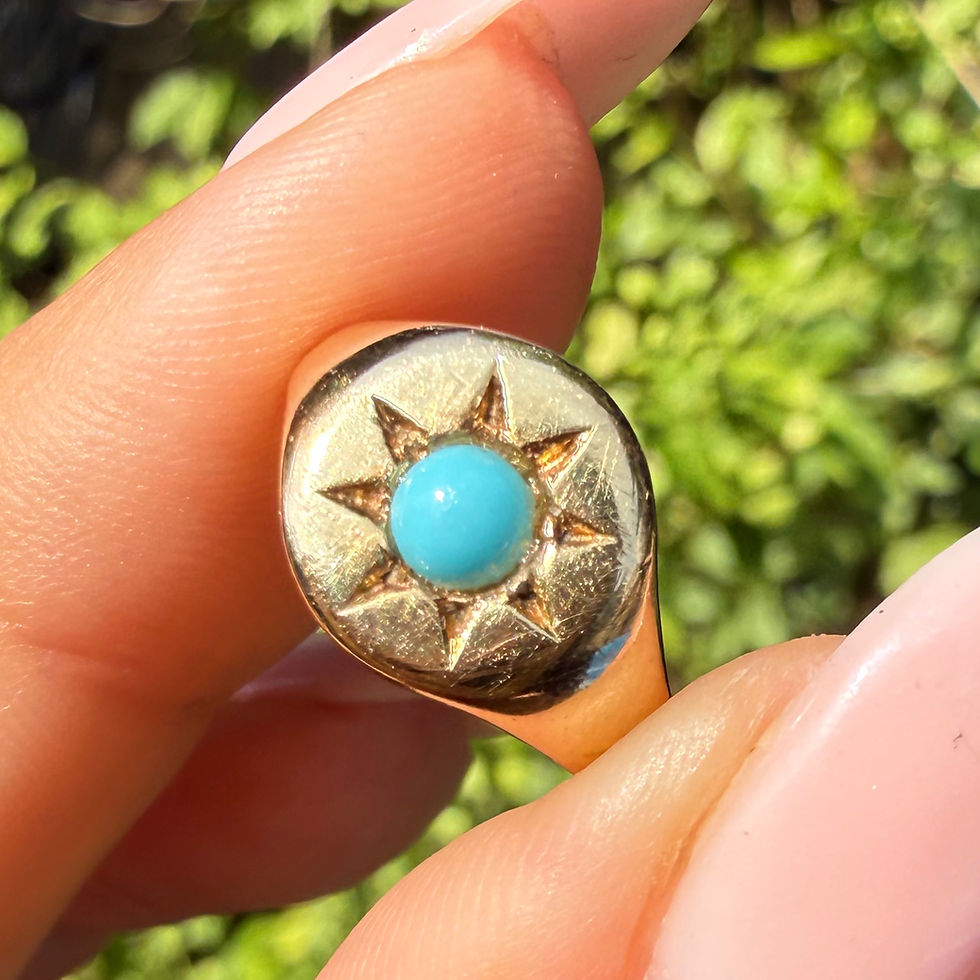 Thumbnail: Perfect high carat pinky ring Birmingham 1858