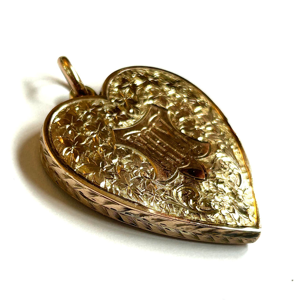 Thumbnail: Huge Victorian heart pendant