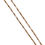 Thumbnail: Antique mixed link chain with square barrel clasp