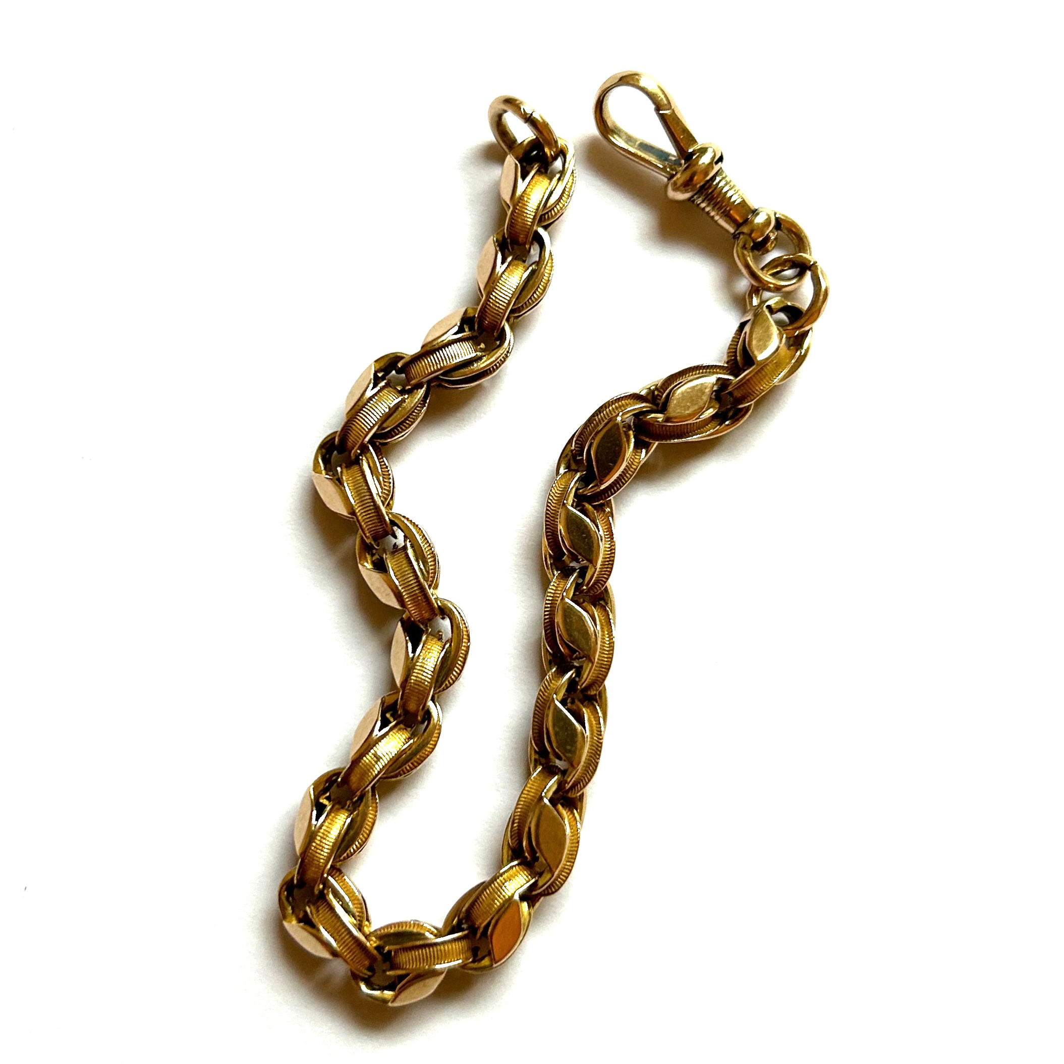 Stunning chunky tulip bracelet with dog clip 