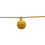 Thumbnail: Sagittarius pendant on flat curb chain 