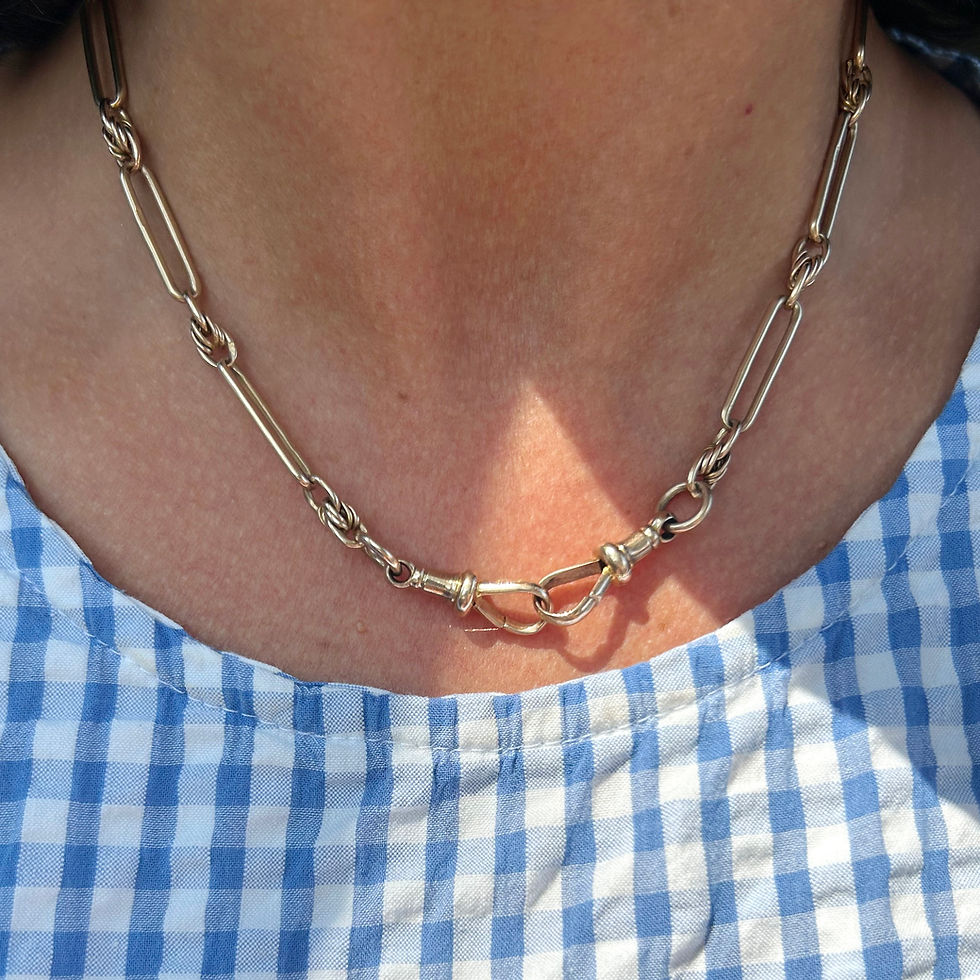 Thumbnail: Superb antique watch chain