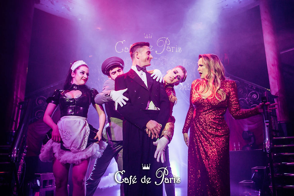 Ali McGregor in Cafe Paris
