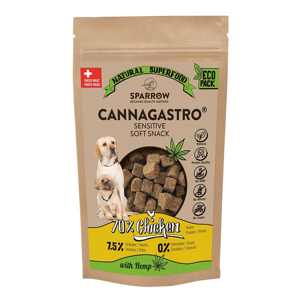 Sparrow Pet CannaGastro Snacks