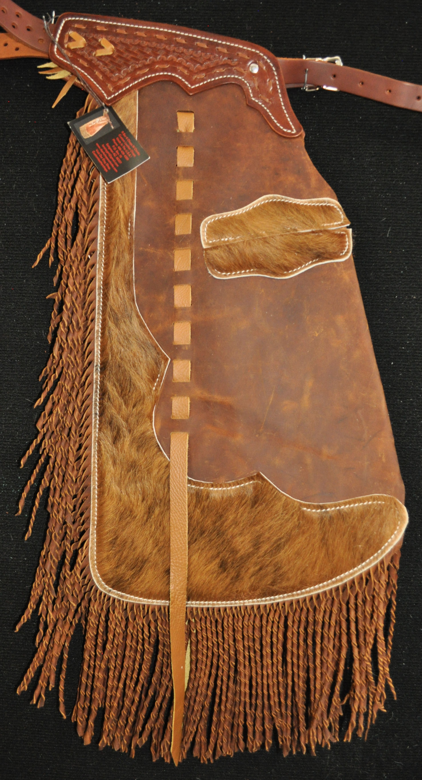 Custom Made Leather Chinks