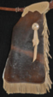 Custom Made Hair On Cowhide Kid's Chaps/Brindle