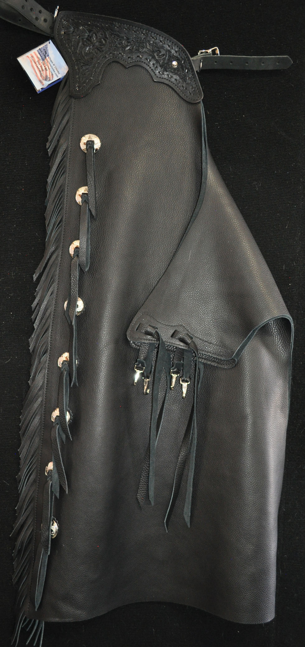 Thumbnail: Custom Made Leather Show Chaps