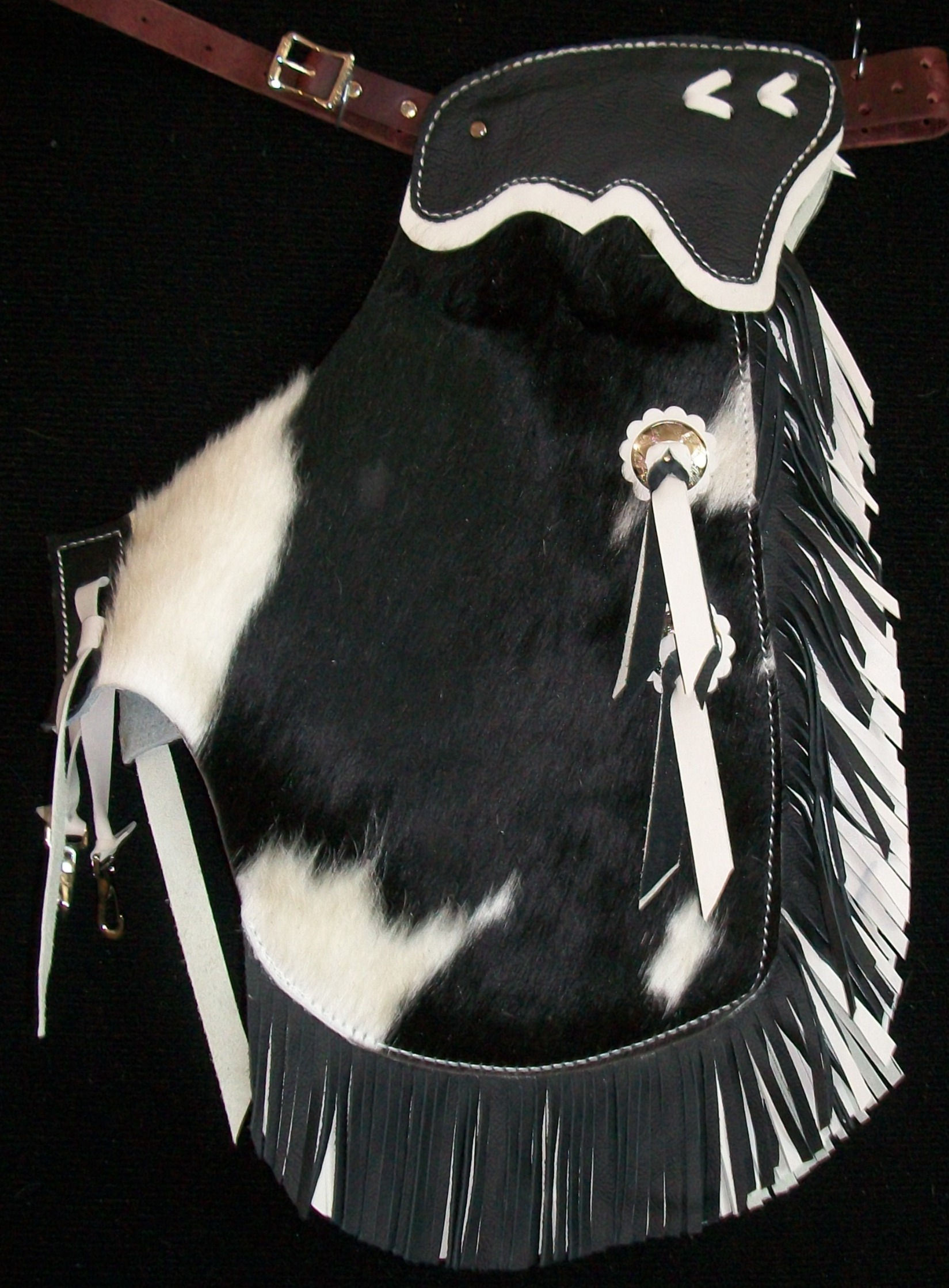 Custom Made Hair On Cowhide Kid's Chink's