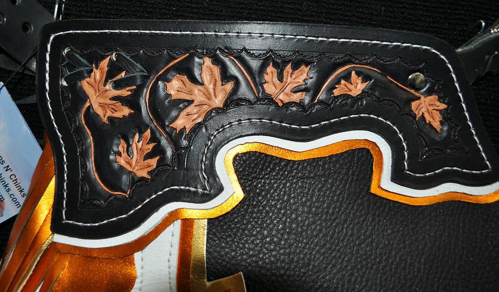 Thumbnail: Custom Made Leather Rodeo Chaps