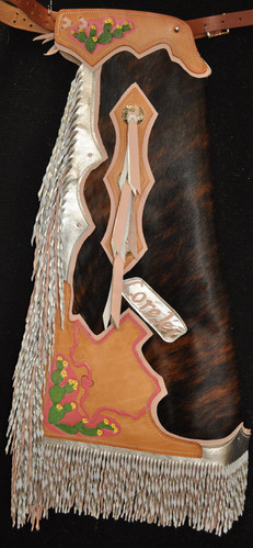 Custom Made Texas Rodeo Royalty Chaps | RBarKChapsN'Chinks