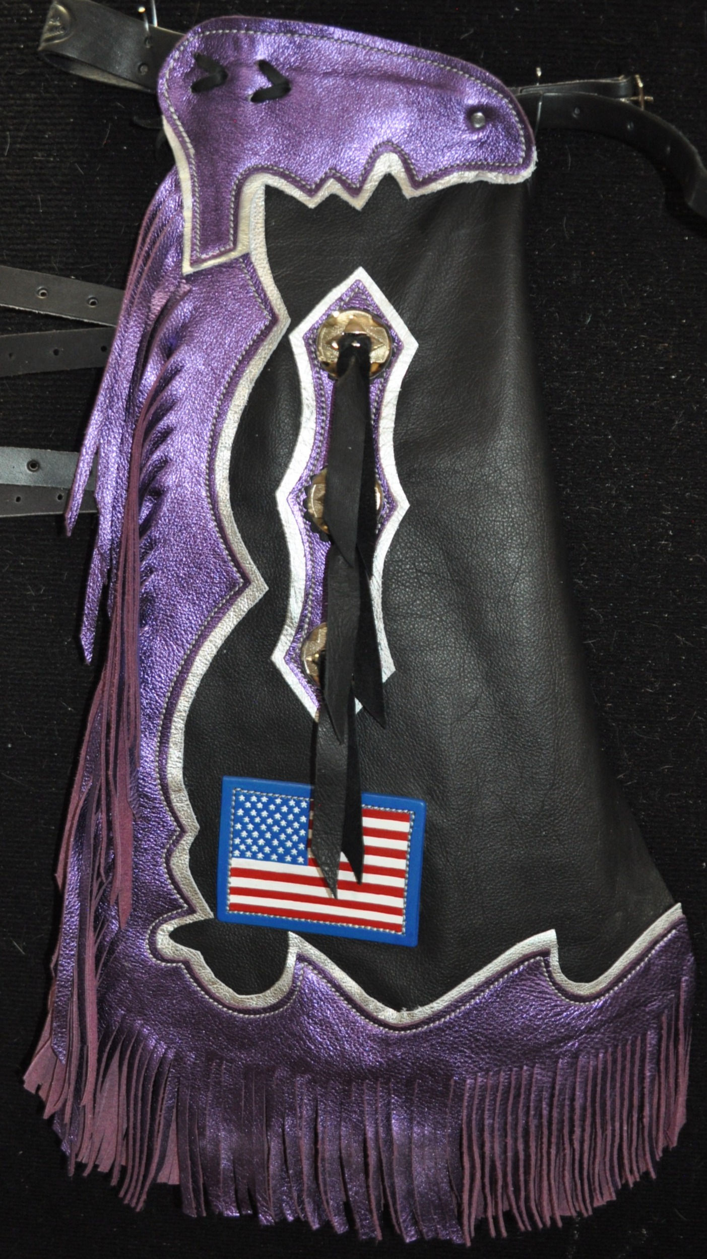 Custom Made Kid's Rodeo Chaps/Patriotic Chaps