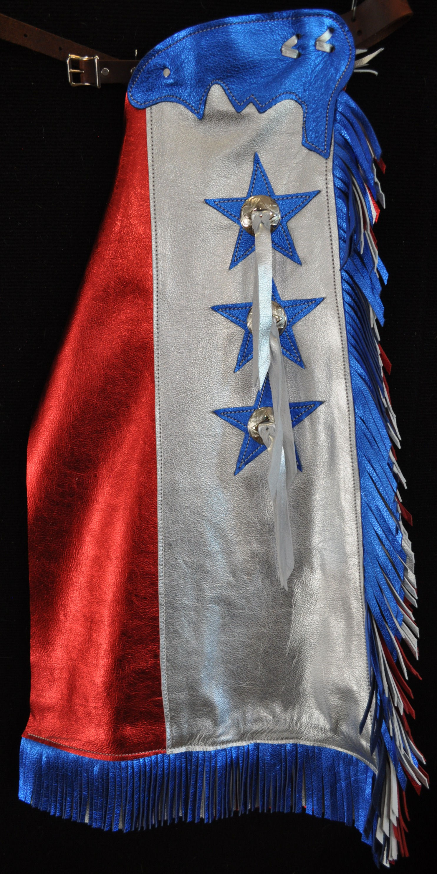 Custom Made Patriotic Rodeo Chaps/Kid's Leather Chaps