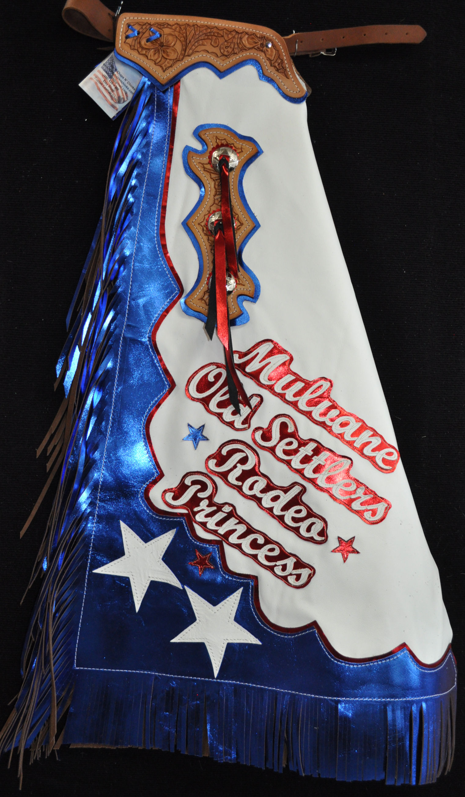Custom Made Patriotic Rodeo Royalty Chaps