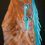 Thumbnail: Custom Made Hair On Cowhide Kid's Chinks/Turquoise Leather