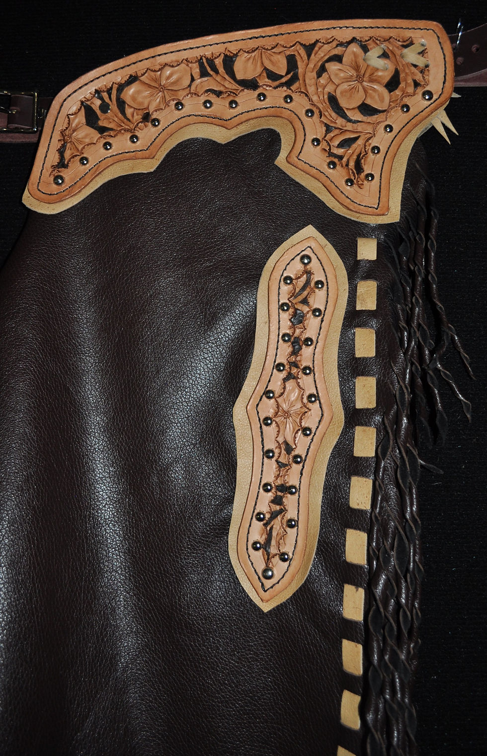 Thumbnail: Custom Made Leather Chinks