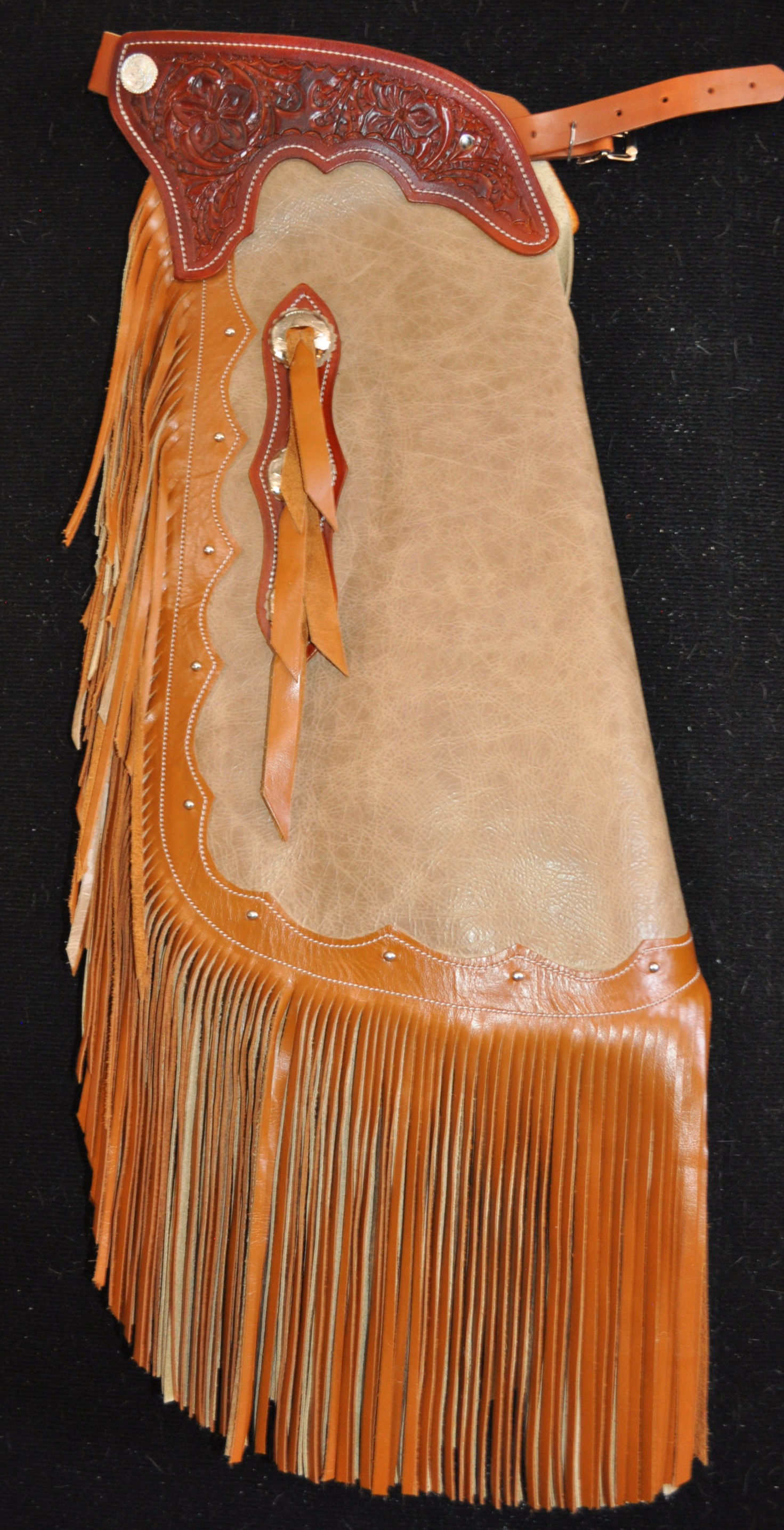 Custom Made Leather Chinks/ Buckskin