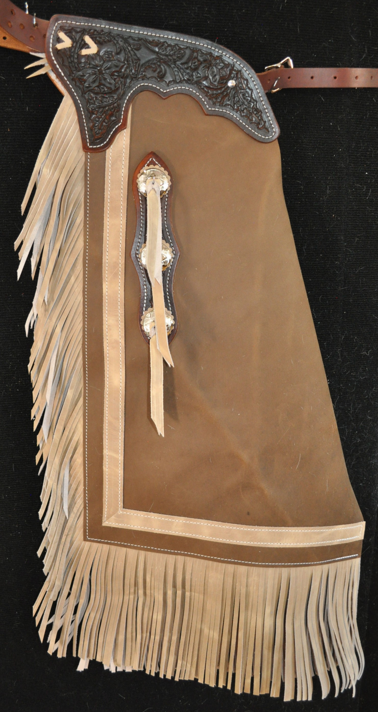 Custom Made Leather Chinks