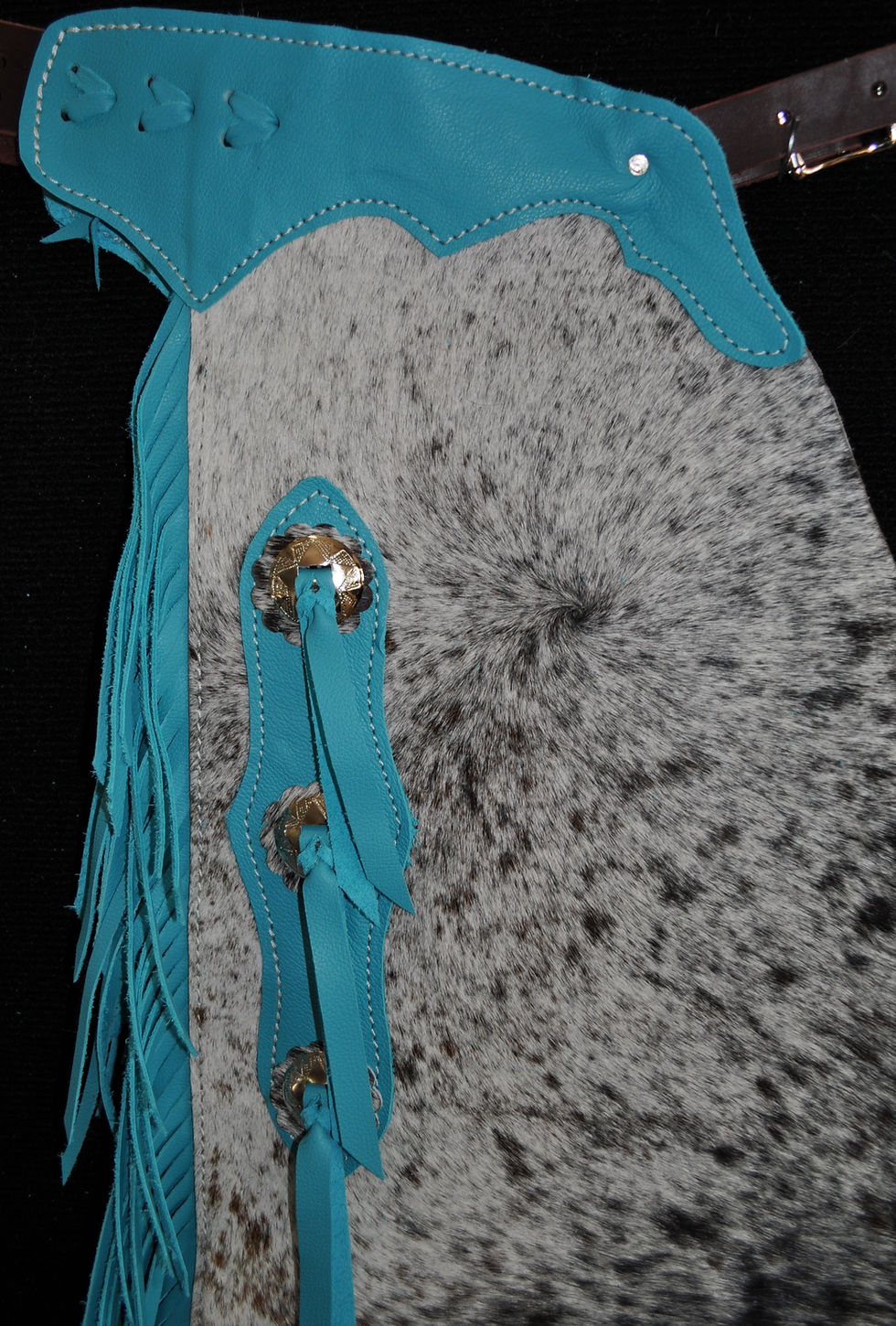 Thumbnail: Custom Made Hair On Hide Chinks