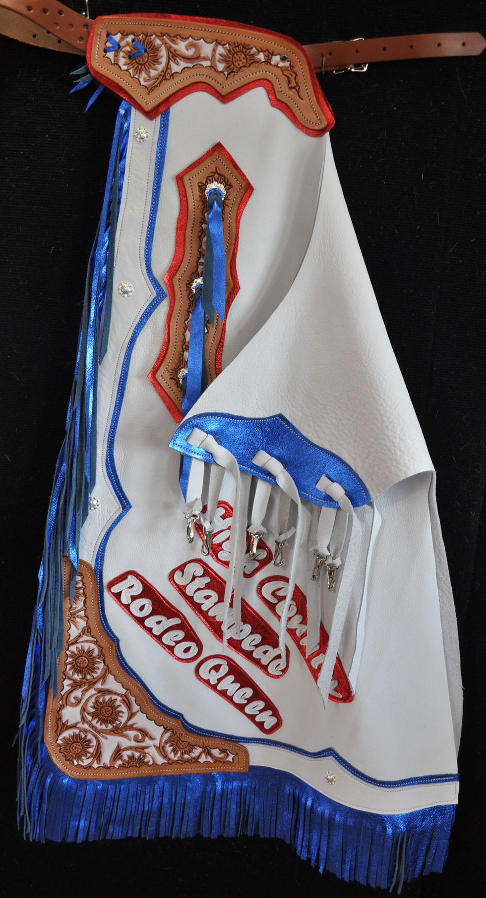 Thumbnail: Custom Made Patriotic Rodeo Princess Chaps