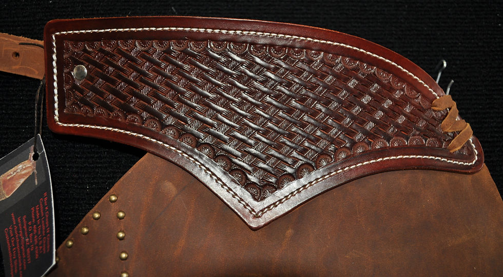 Thumbnail: Custom Made Leather Batwing Chaps