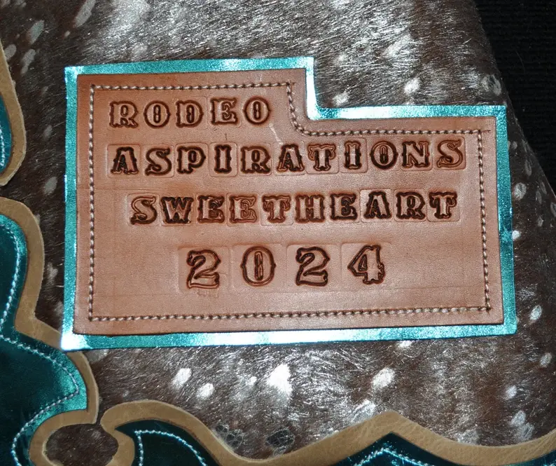 Thumbnail: Custom Made Acid Wash Rodeo Queen/Rodeo Princess Chaps