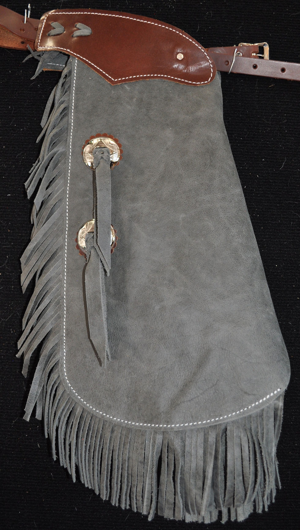 Custom Made Leather Kid's Chinks/Size 2T